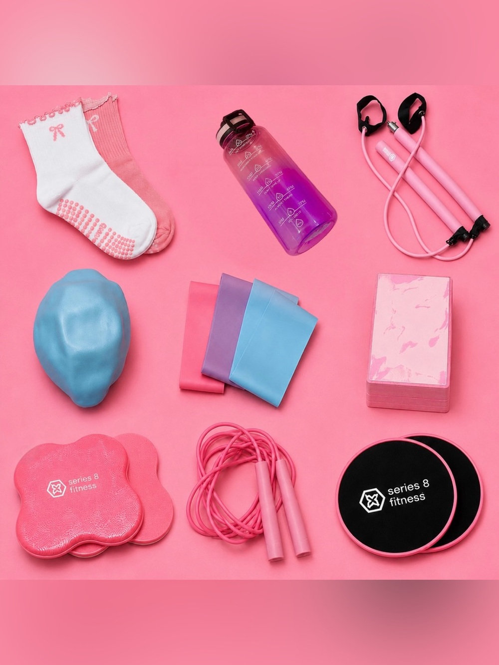 Fitness and Pilates Accessories Set